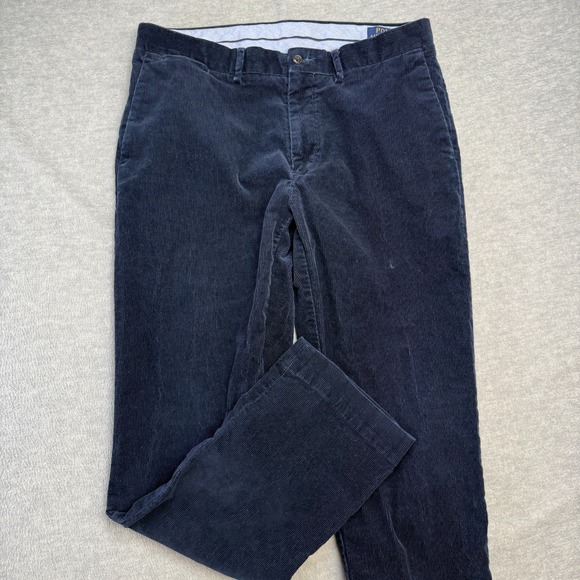 Polo Ralph Lauren Other - Polo Ralph Lauren Pants Mens 34x32 (33x30) Navy Corduroy Trousers Classic Fit